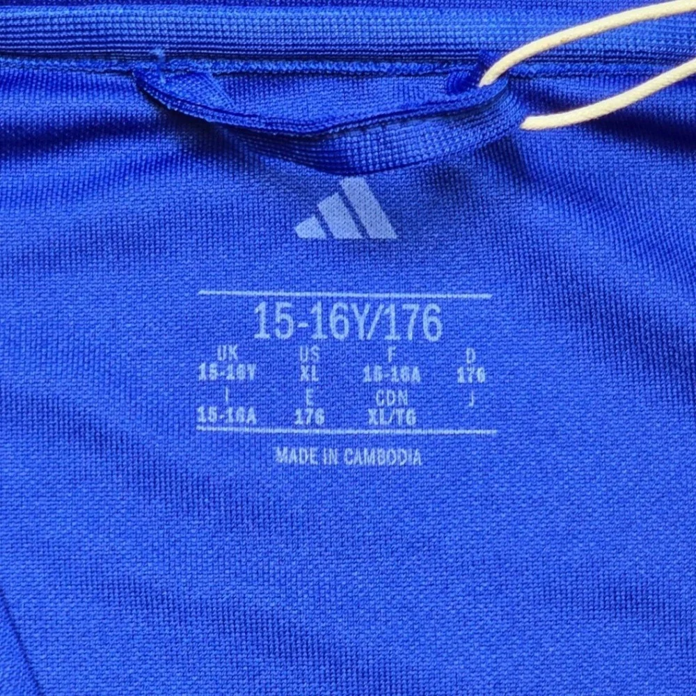 Adidas Squadra 21 Training Jacket Blue Yellow Aeroready Kids XL NWT